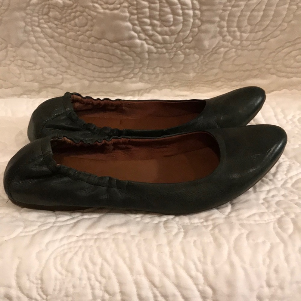 Korks leather flats sz8